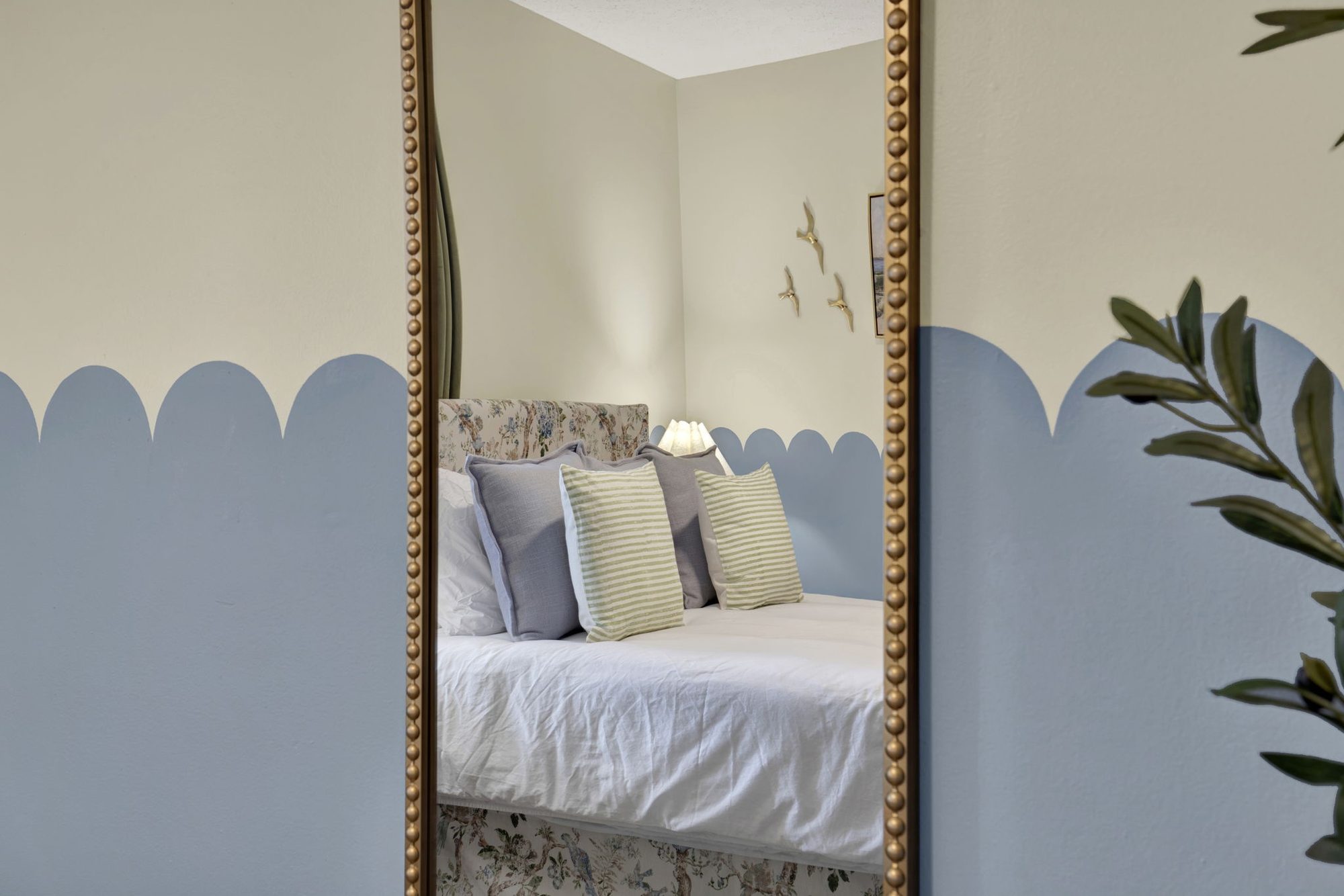 Georgia Shores Full Length Mirror at Mossy Tides Retreat