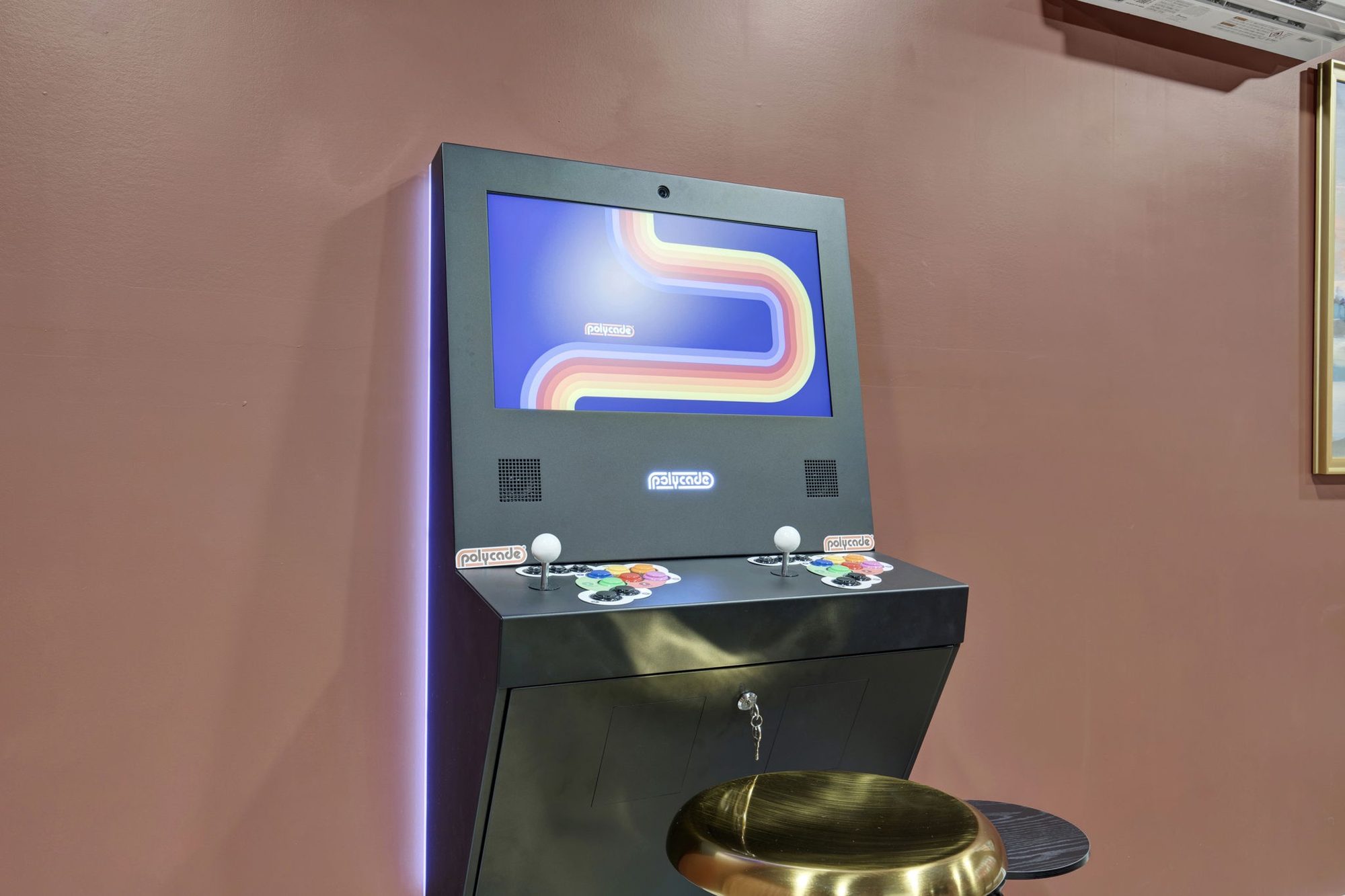 Polycade Arcade at Mossy Tides Retreat